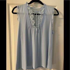 Express baby blue blouse